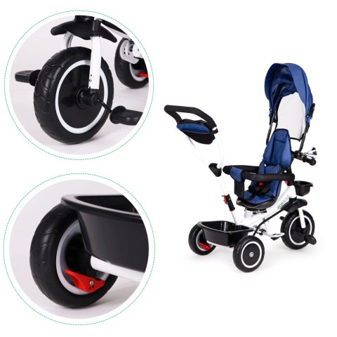 Rowerek Spacerowy ECOTOYS Z Daszkiem I Rączką Do Prowadzenia Rowerek Spacerowy ECOTOYS Z Daszkiem I Rączką Do Prowadzenia