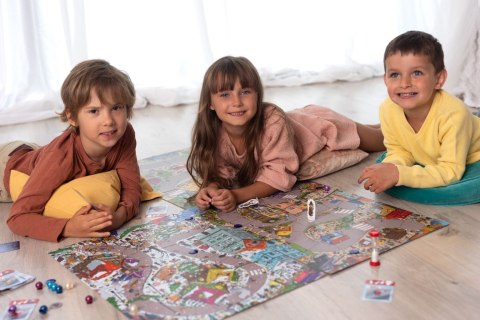 Gra planszowa rodzinna Spy Guy Rodzina Treflików Zimowa edycja Trefl 02516 Gra planszowa rodzinna Spy Guy Rodzina Treflików Zimowa edycja Trefl 02516