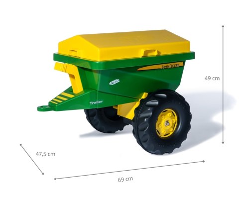 Rolly Toys 125111 Przyczepa Rolly Streumax piaskarka John Deere Rolly Toys 125111 Przyczepa Rolly Streumax piaskarka John Deere