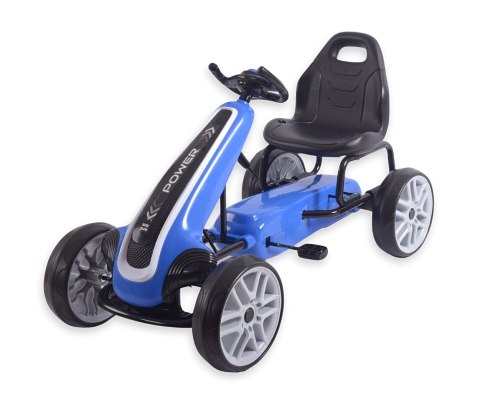 Gokart na pedały Power Blue Milly Mally Gokart na pedały Power Blue Milly Mally