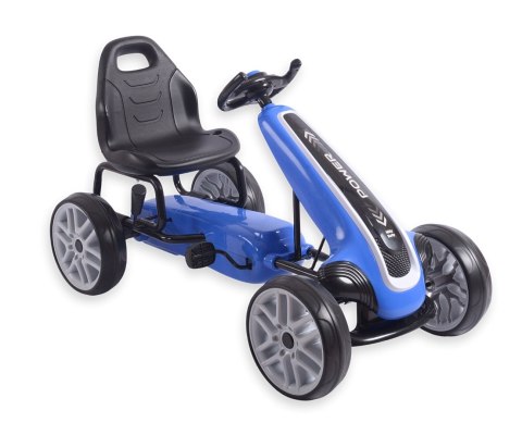 Gokart na pedały Power Blue Milly Mally Gokart na pedały Power Blue Milly Mally