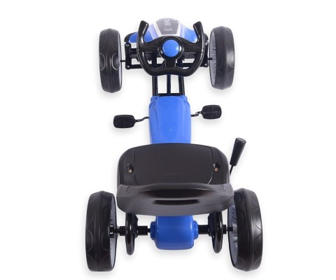 Gokart na pedały Power Blue Milly Mally Gokart na pedały Power Blue Milly Mally