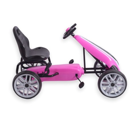 Gokart na pedały Power Pink Milly Mally Gokart na pedały Power Pink Milly Mally