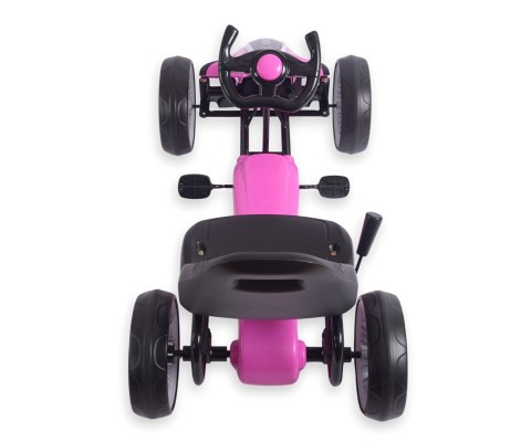 Gokart na pedały Power Pink Milly Mally Gokart na pedały Power Pink Milly Mally