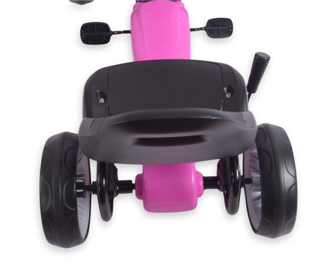 Gokart na pedały Power Pink Milly Mally Gokart na pedały Power Pink Milly Mally