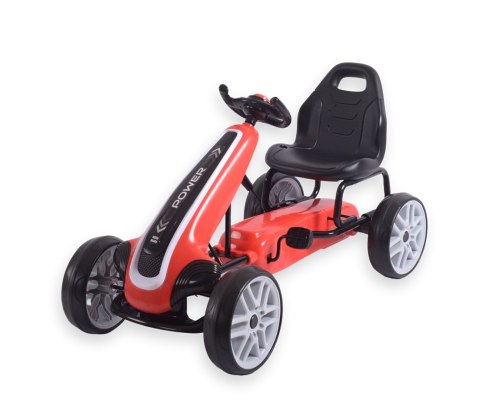 Gokart na pedały Power Red Milly Mally Gokart na pedały Power Red Milly Mally