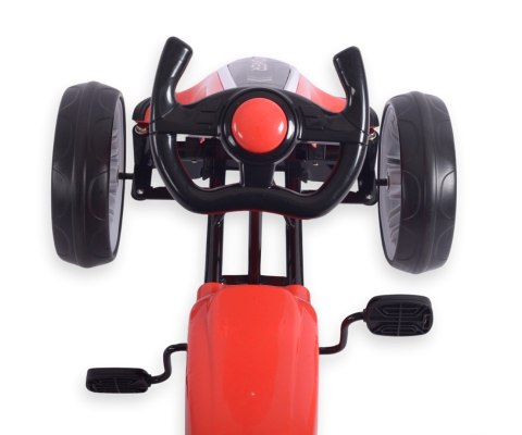Gokart na pedały Power Red Milly Mally Gokart na pedały Power Red Milly Mally