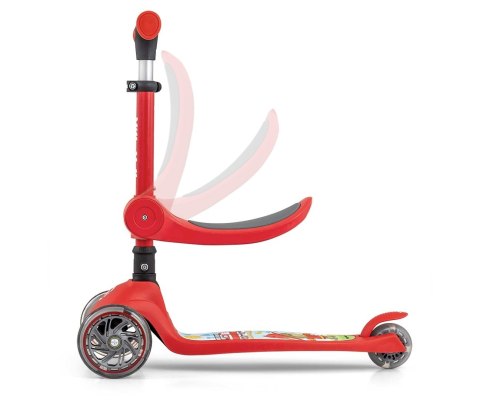 Scooter Fuzzy Red Milly Mally Scooter Fuzzy Red Milly Mally