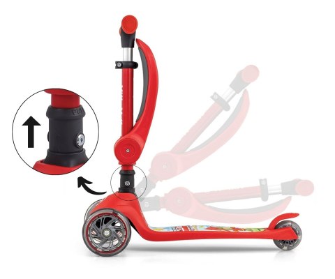 Scooter Fuzzy Red Milly Mally Scooter Fuzzy Red Milly Mally