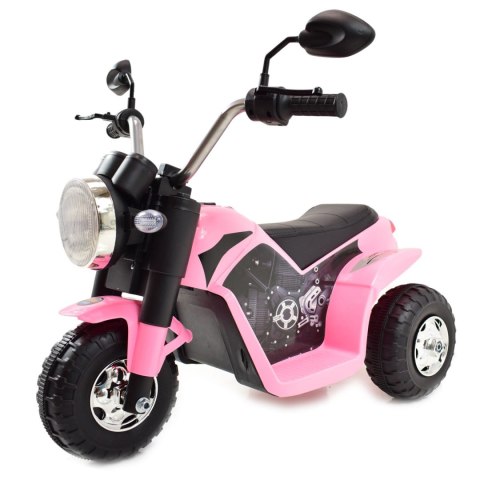 Motor Elektryczny CHOPPER JC916 6V Miękkie Siedzenie, Melodie, LED Róż Motor Elektryczny CHOPPER JC916 6V Miękkie Siedzenie, Melodie, LED Róż