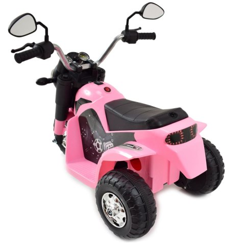 Motor Elektryczny CHOPPER JC916 6V Miękkie Siedzenie, Melodie, LED Róż Motor Elektryczny CHOPPER JC916 6V Miękkie Siedzenie, Melodie, LED Róż
