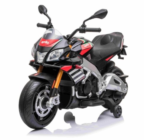 Motocykl Elektryczny APRILIA TUONO V4 – Miękkie Koła EVA, Silniki 45W, Światła LED Motocykl Elektryczny APRILIA TUONO V4 – Miękkie Koła EVA, Silniki 45W, Światła LED
