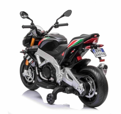 Motocykl Elektryczny APRILIA TUONO V4 – Miękkie Koła EVA, Silniki 45W, Światła LED Motocykl Elektryczny APRILIA TUONO V4 – Miękkie Koła EVA, Silniki 45W, Światła LED