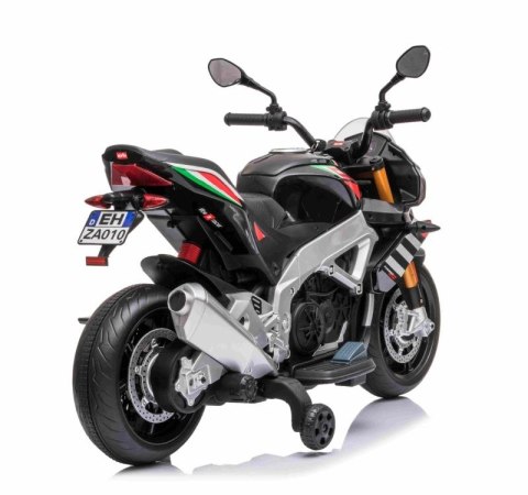 Motocykl Elektryczny APRILIA TUONO V4 – Miękkie Koła EVA, Silniki 45W, Światła LED Motocykl Elektryczny APRILIA TUONO V4 – Miękkie Koła EVA, Silniki 45W, Światła LED