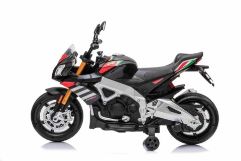 Motocykl Elektryczny APRILIA TUONO V4 – Miękkie Koła EVA, Silniki 45W, Światła LED Motocykl Elektryczny APRILIA TUONO V4 – Miękkie Koła EVA, Silniki 45W, Światła LED