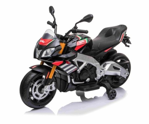 Motocykl Elektryczny APRILIA TUONO V4 – Miękkie Koła EVA, Silniki 45W, Światła LED Motocykl Elektryczny APRILIA TUONO V4 – Miękkie Koła EVA, Silniki 45W, Światła LED