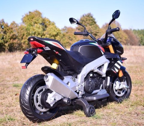 Motocykl Elektryczny APRILIA TUONO V4 – Miękkie Koła EVA, Silniki 45W, Światła LED Motocykl Elektryczny APRILIA TUONO V4 – Miękkie Koła EVA, Silniki 45W, Światła LED