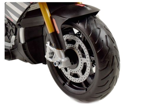 Motocykl Elektryczny APRILIA TUONO V4 – Miękkie Koła EVA, Silniki 45W, Światła LED Motocykl Elektryczny APRILIA TUONO V4 – Miękkie Koła EVA, Silniki 45W, Światła LED