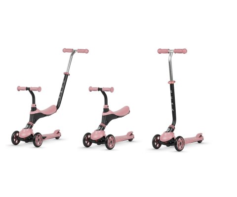 Qplay Hulajnoga Sema 3w1 Pink Qplay Hulajnoga Sema 3w1 Pink