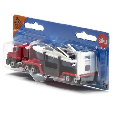 Siku Laweta z łodzią – metalowy model kolekcjonerski S1613 Siku Laweta z łodzią – metalowy model kolekcjonerski S1613