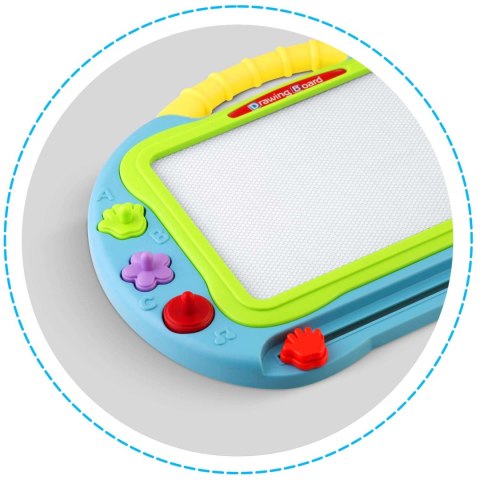 Znikopis Tablica Magnetyczna do Rysowania Ricokids, Niebieska Znikopis Tablica Magnetyczna do Rysowania Ricokids, Niebieska