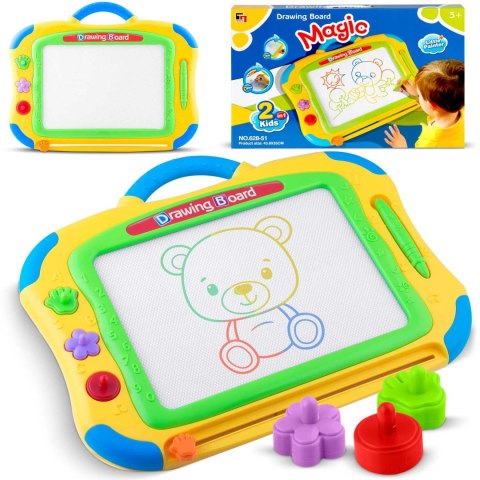 Ricokids Znikopis - Magnetyczna Tablica do Rysowania z Pieczątkami Ricokids Znikopis - Magnetyczna Tablica do Rysowania z Pieczątkami