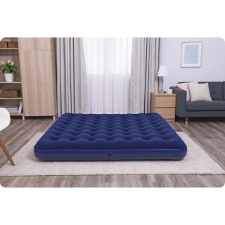 Materac Dmuchany Welurowy Dwuosobowy Bestway 67004 KING 203x183x22