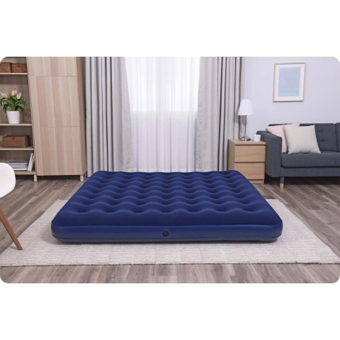 Materac Dmuchany Welurowy Dwuosobowy Bestway 67004 KING 203x183x22 Materac Dmuchany Welurowy Dwuosobowy Bestway 67004 KING 203x183x22