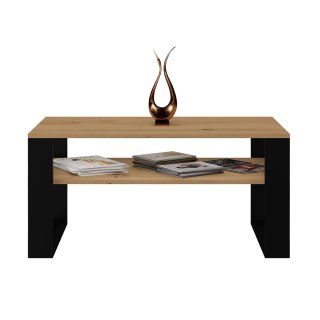 Ława Stolik Kawowy Modern Dąb Artisan – Czerń