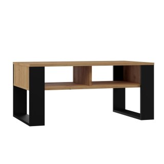 Stolik Kawowy Ława Modern - Dąb Artisan Czarny