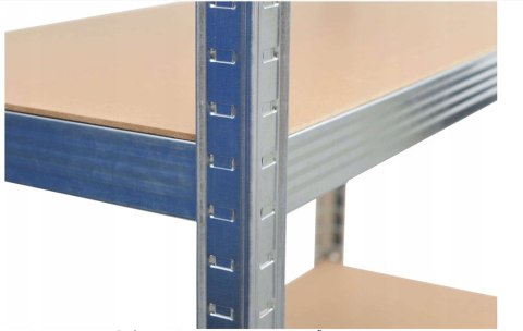 Regał magazynowy metalowy 180x90x40 5 półek 875 kg garaż piwnica MDF