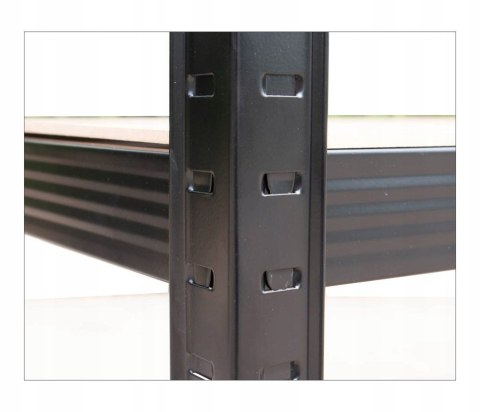 Regał Magazynowy 180x90x40 cm – Stal Ocynkowana, MDF
