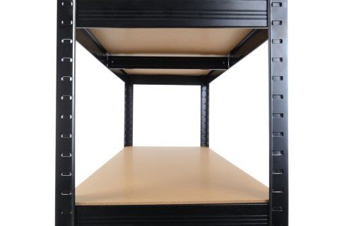 Regał Magazynowy 180x90x40 cm – Stal Ocynkowana, MDF