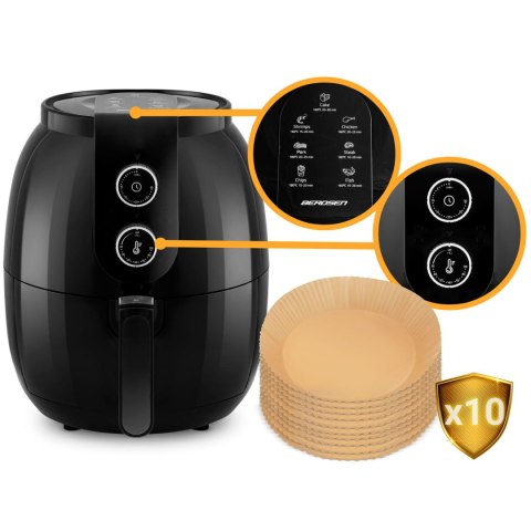 Frytkownica Beztłuszczowa Berdsen BD-650 - Mocna i Energooszczędna 3.6L Frytkownica Beztłuszczowa Berdsen BD-650 - Mocna i Energooszczędna 3.6L