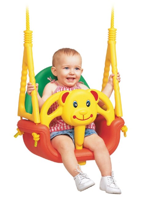 Huśtawka kubełkowa modułowa 3w1 Edu-Play Jumbo - do domu i ogrodu