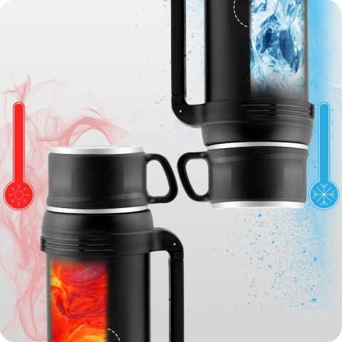 Termos próżniowy turystyczny z paskiem Berdsen BD-781 1500 ml Termos próżniowy turystyczny z paskiem Berdsen BD-781 1500 ml
