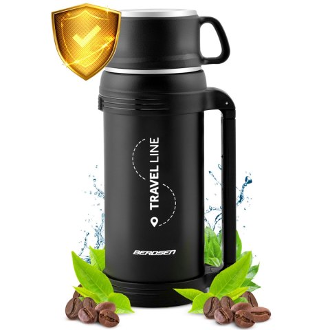 Termos próżniowy turystyczny z paskiem Berdsen BD-781 1500 ml Termos próżniowy turystyczny z paskiem Berdsen BD-781 1500 ml