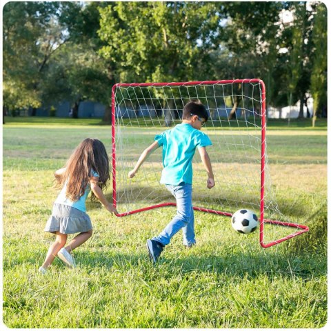 Duża Bramka Do Piłki Nożnej Neo-Sport 183x122 cm – Metalowa, Szybki Montaż Duża Bramka Do Piłki Nożnej Neo-Sport 183x122 cm – Metalowa, Szybki Montaż