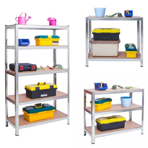 Regał Metalowy Magazynowy Humberg 4846 180 x 90 x 40 cm STRONG Regał Metalowy Magazynowy Humberg 4846 180 x 90 x 40 cm STRONG