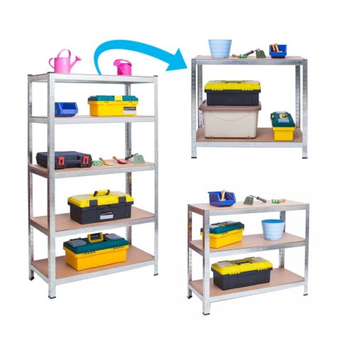 Regał Metalowy Magazynowy Humberg 4846 180 x 90 x 40 cm STRONG Regał Metalowy Magazynowy Humberg 4846 180 x 90 x 40 cm STRONG