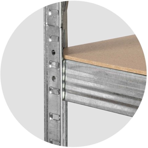 Zestaw 2 Sztuk Regałów Metalowych Magazynowych Humberg HR-810 150 x 75 x 30 cm 2 szt Zestaw 2 Sztuk Regałów Metalowych Magazynowych Humberg HR-810 150 x 75 x 30 cm 2 szt