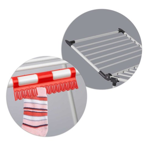 Suszarka na pranie 22m Massido Lina stojąca metalowa 4 skrzydła