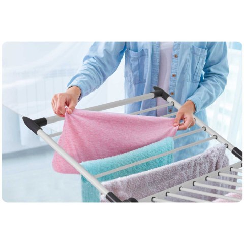 Suszarka na pranie 22m Massido Lina stojąca metalowa 4 skrzydła