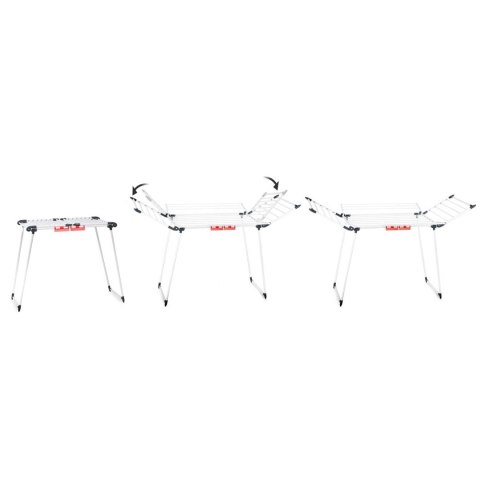 Suszarka na pranie 22m Massido Lina stojąca metalowa 4 skrzydła