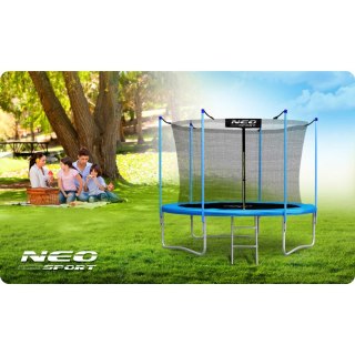 Trampolina Ogrodowa Neo-Sport 6ft/183cm z Siatką i Drabinką