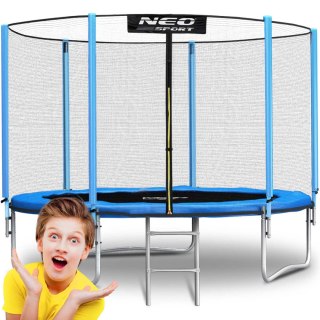 Trampolina Ogrodowa Neo-Sport 183cm (6ft) z Siatką Zewnętrzną i Drabinką