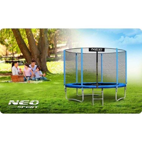 Trampolina Ogrodowa Neo-Sport 183cm (6ft) z Siatką Zewnętrzną i Drabinką Trampolina Ogrodowa Neo-Sport 183cm (6ft) z Siatką Zewnętrzną i Drabinką