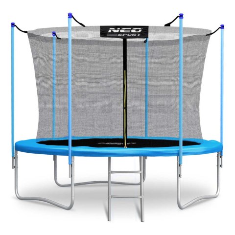 Trampolina ogrodowa 8ft/252cm z siatką wewnętrzną i drabinką Neo-Sport Trampolina ogrodowa 8ft/252cm z siatką wewnętrzną i drabinką Neo-Sport