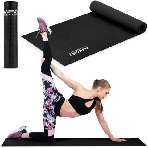 Mata do Ćwiczeń i Jogi Neo-Sport 173 x 61 cm – Czarna Mata do Ćwiczeń i Jogi Neo-Sport 173 x 61 cm – Czarna