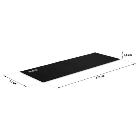 Mata do Ćwiczeń i Jogi Neo-Sport 173 x 61 cm – Czarna Mata do Ćwiczeń i Jogi Neo-Sport 173 x 61 cm – Czarna
